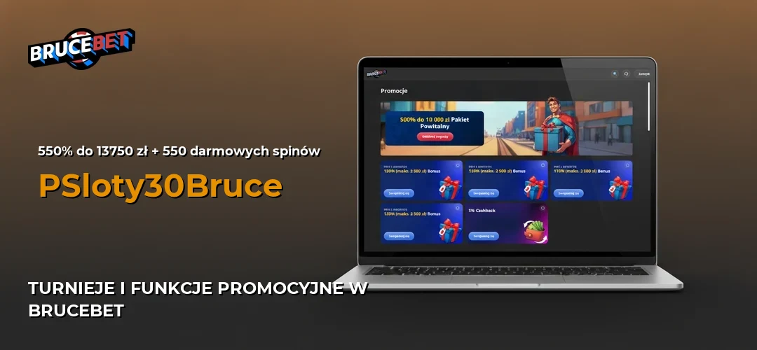 Zrzut ekranu strony BruceBet