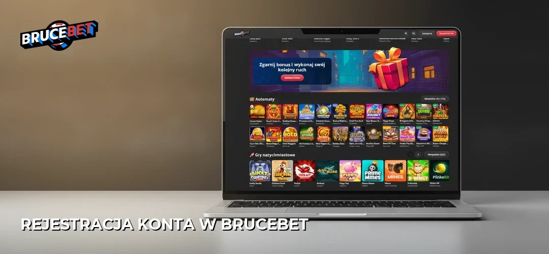 Zrzut ekranu strony BruceBet
