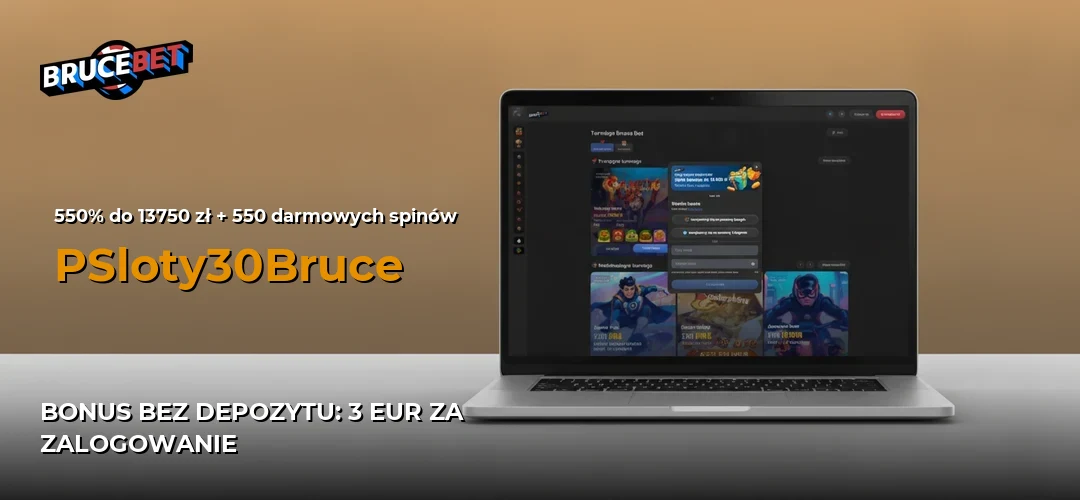 Zrzut ekranu strony BruceBet